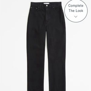 Abercrombie the 90s straight ultra high rise